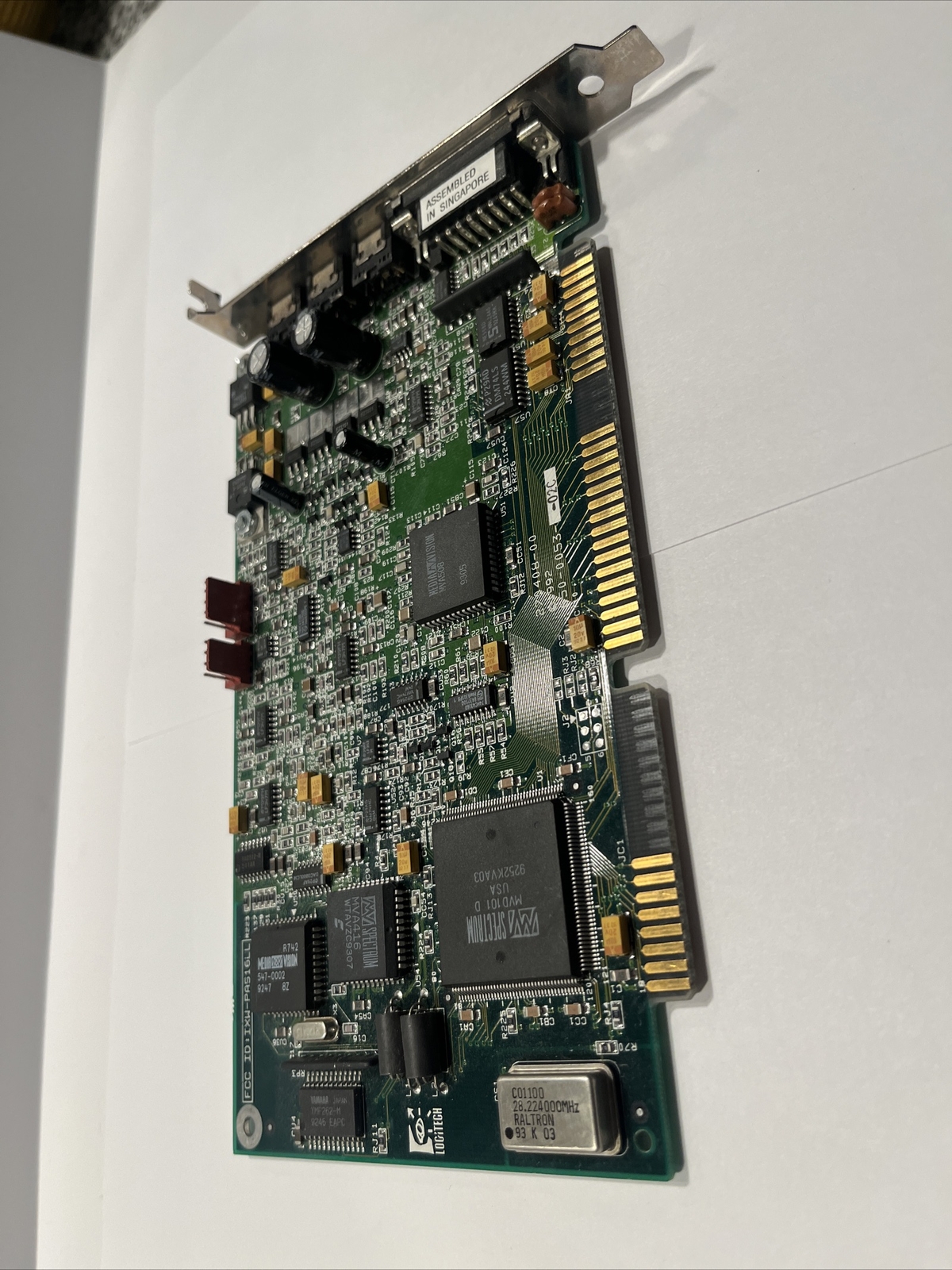 VTG Logitech SoundMan 16 Media Vision Pro Audio Spectrum 16 Bit ISA Sound Card