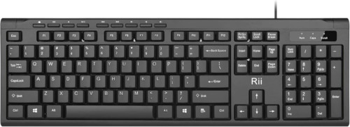 Rii RK907 Ultra-Slim Compact USB Wired Keyboard for Mac and RK907-1Pcs