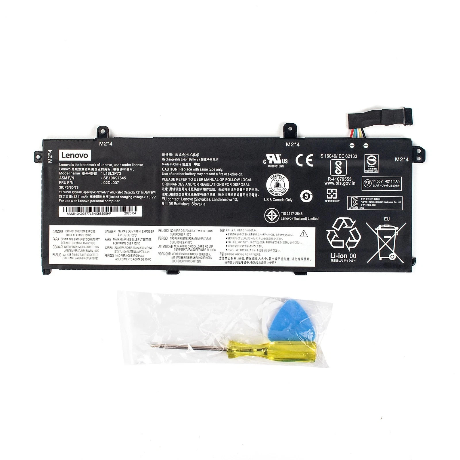 Genuine OEM L18L3P73 Battery For Lenovo ThinkPad T490 T495 L18M3P73 L18C3P72 NEW
