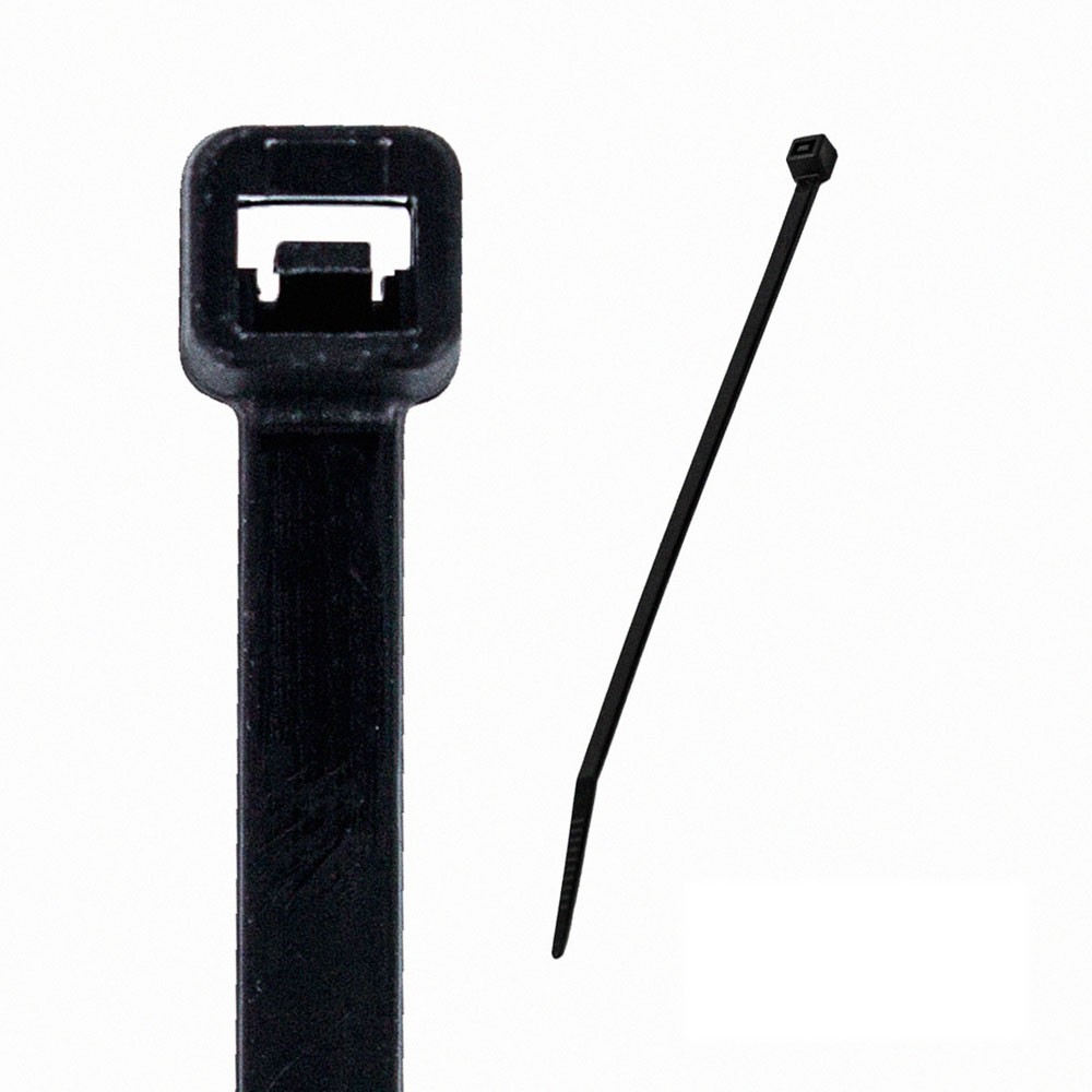 6 Inch Nylon UV Resistant Cable Wire Zip Tie 120 lbs Black 300 Pack Lot Pcs Qty