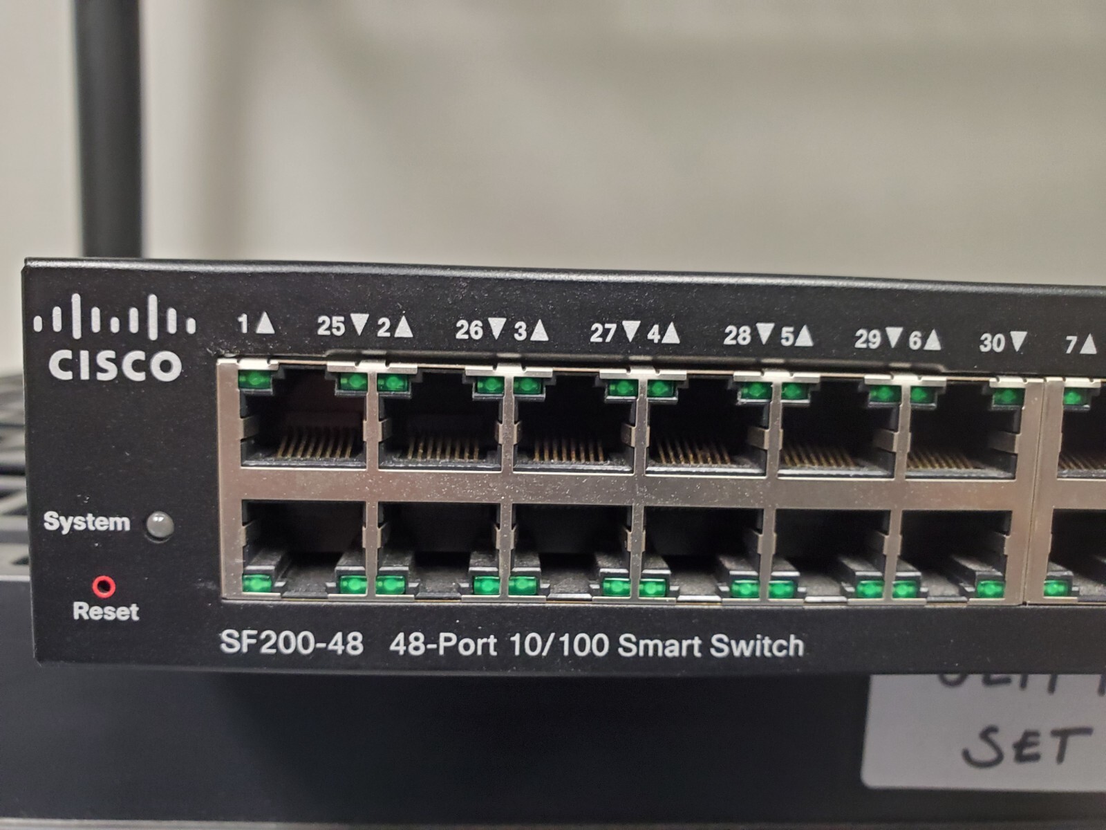 Cisco SF200-48 SLM248GT-NA 48-Port 10/100 Smart Managed Switch- Tested and Works