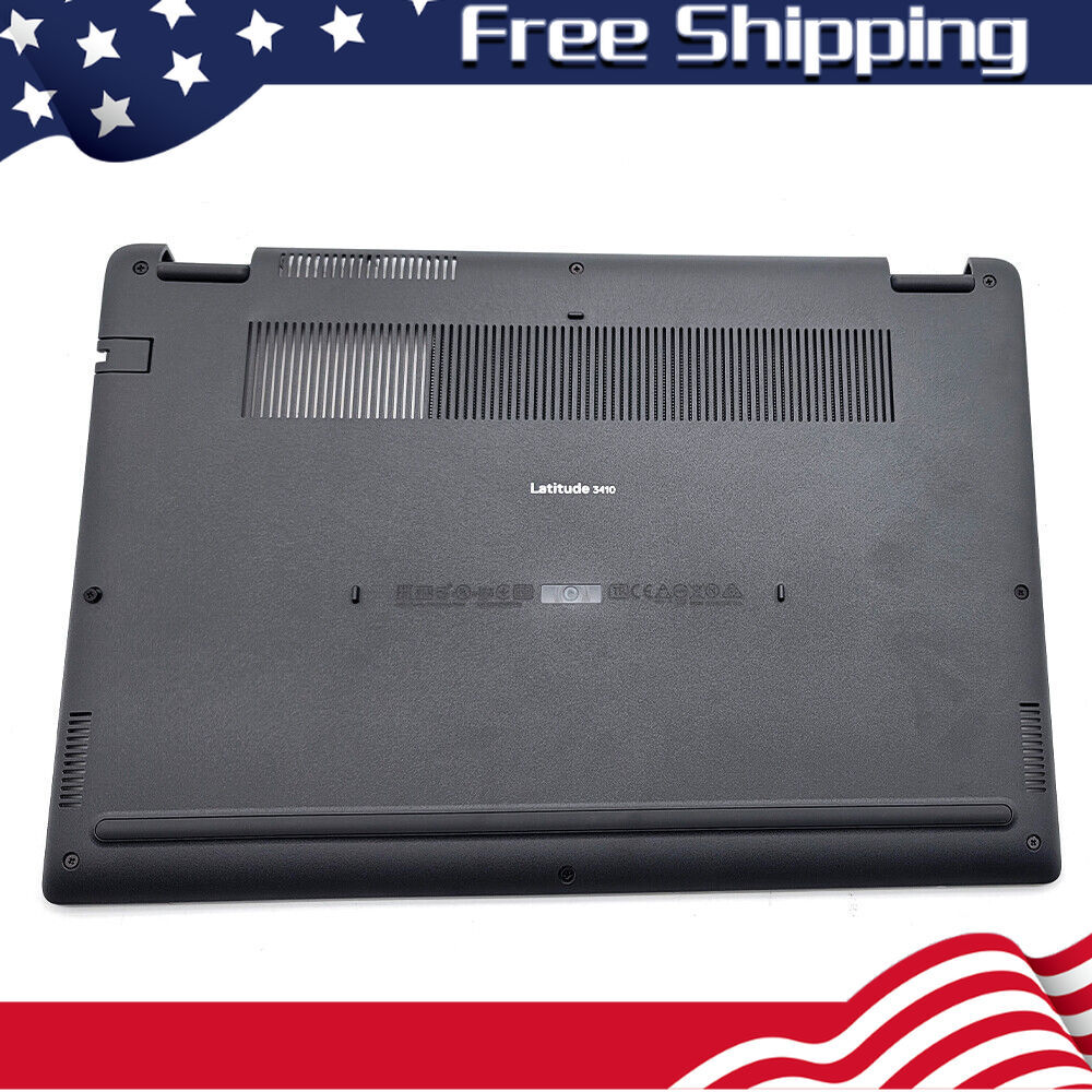 New For Dell Latitude 3410 Laptop Bottom Case Base Cover Enclosure Black 0VMY1K