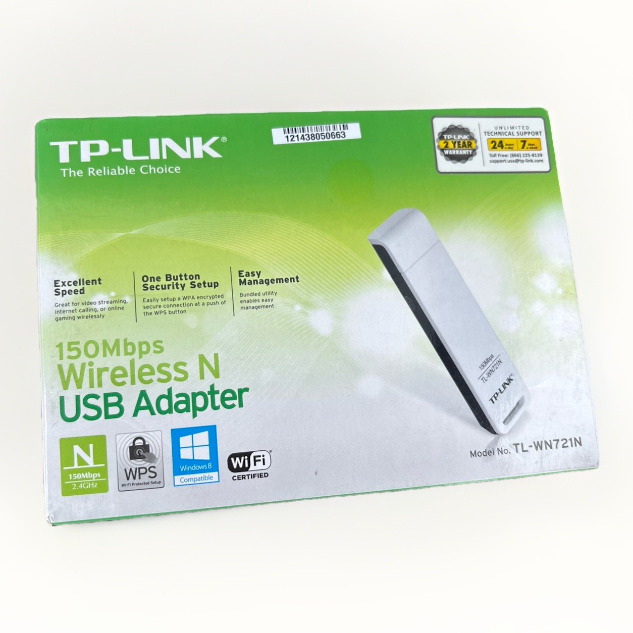 NEW TP Link Wireless USB Adapter 150 Mbps Model TL-WN721N