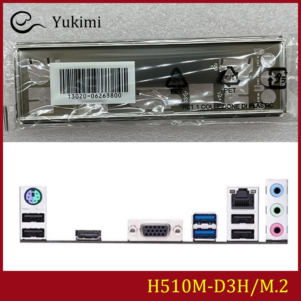 NEW FOR ASUS H510M-D3H/M.2 Ｍotherboard I/O Shield Backplate