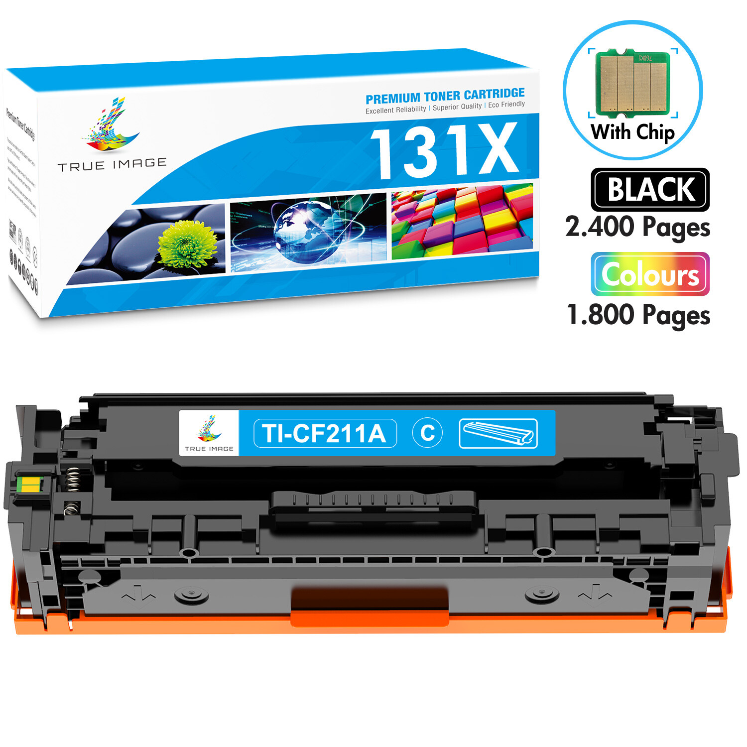 Toner for HP CF210X 131A CF210A LaserJet Pro 200 Color M276nw M251nw M251n Lot