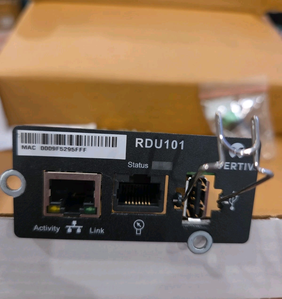 Vertiv Liebert RDU101 IntelliSlot Network Communications Card SNMP UPS Open Box