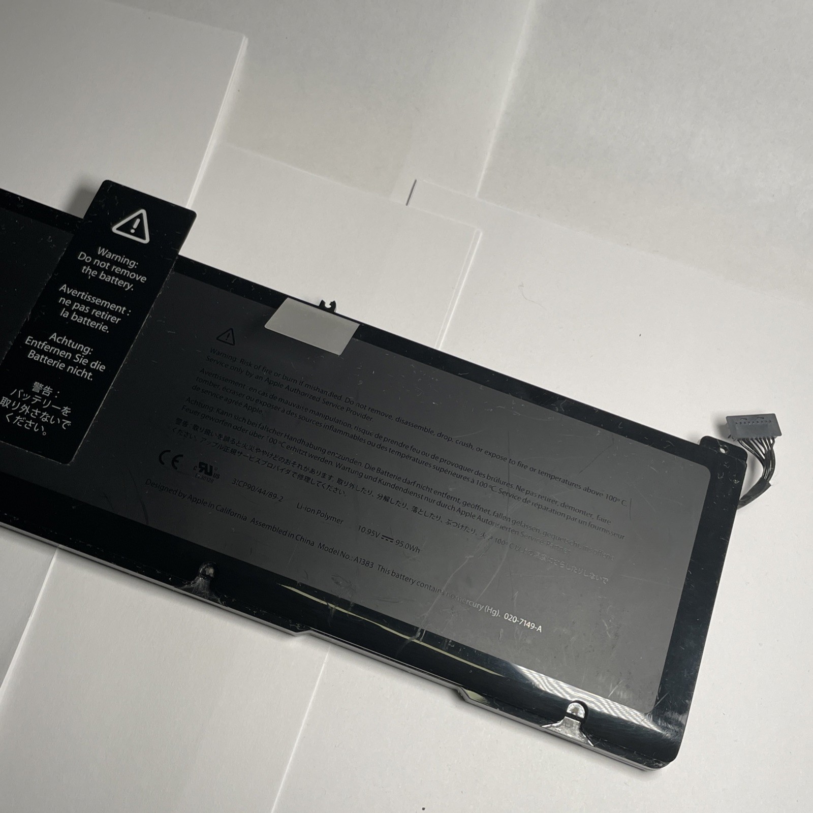 Original A1383 Battery  MacBook Pro 17" A1297 2009 2010 2011 A1309 Tested A1383