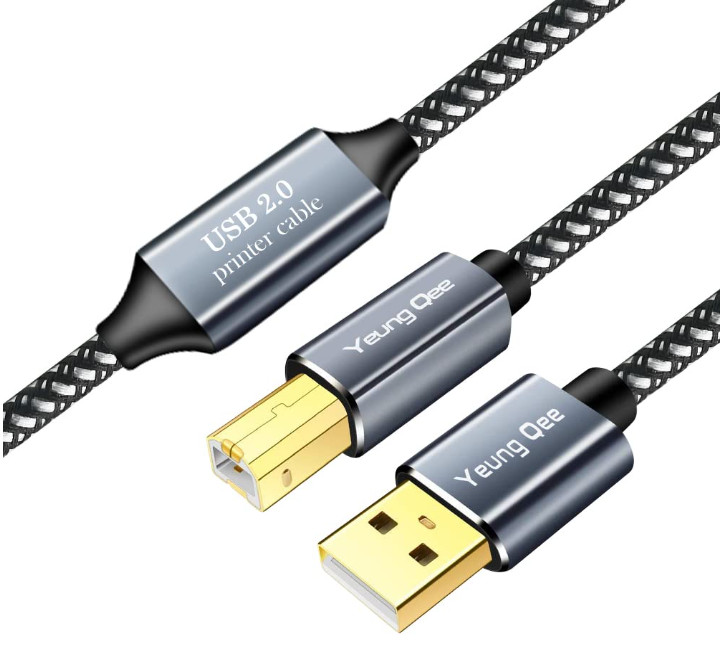 Printer Cable 50 ft,USB Printer Cable High Speed USB 2.0 A Male to Type B ...