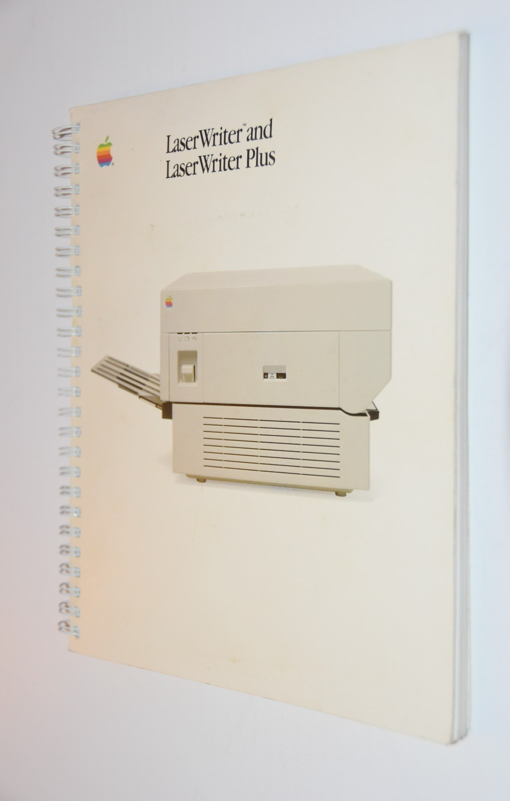 Vintage Apple LaserWriter + Plus Owners User Manual Guide 030-1296-C 147 pg book