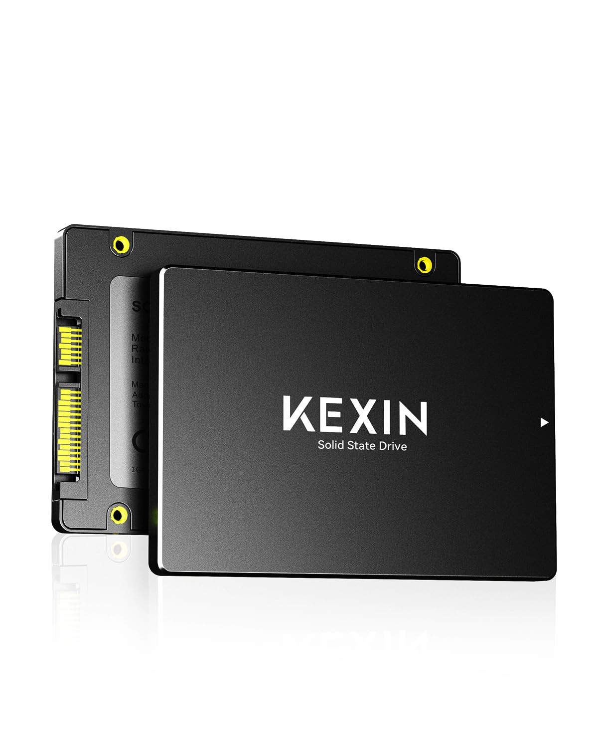 KEXIN SSD 128GB SATA III Internal Solid State Drive 2.5-inch 128GB, black