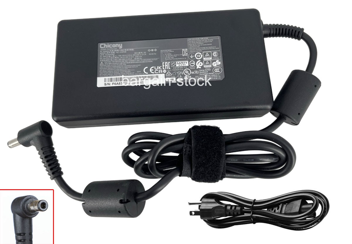 Original 20V 11.5A 230W AC Adapter Charger For MSI GS66 Stealth 10SFS A17-230P1B