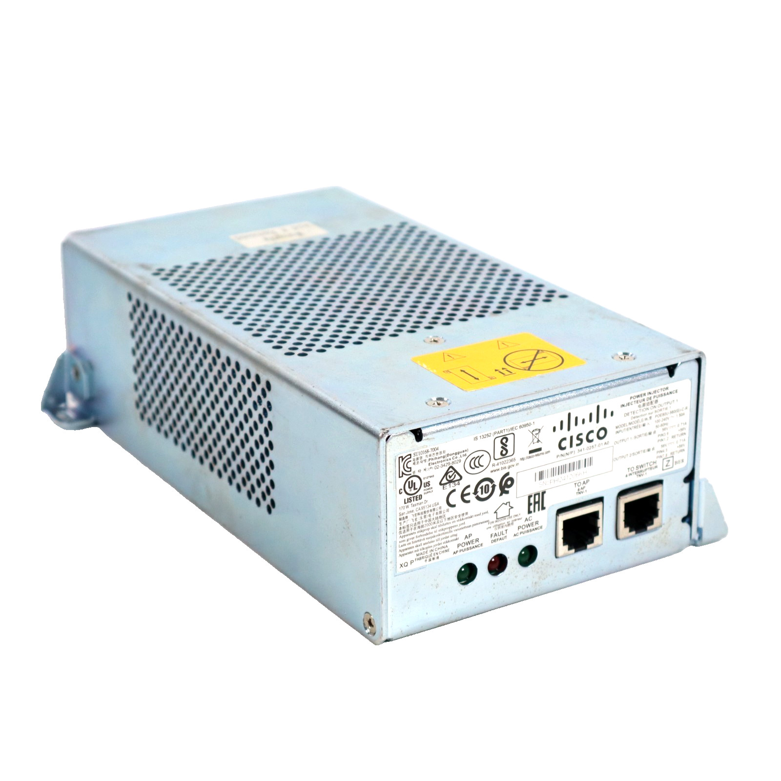 (RATTLING) Cisco POE80U-560(G)-C-R 341-0257-01 A0 Power Injector