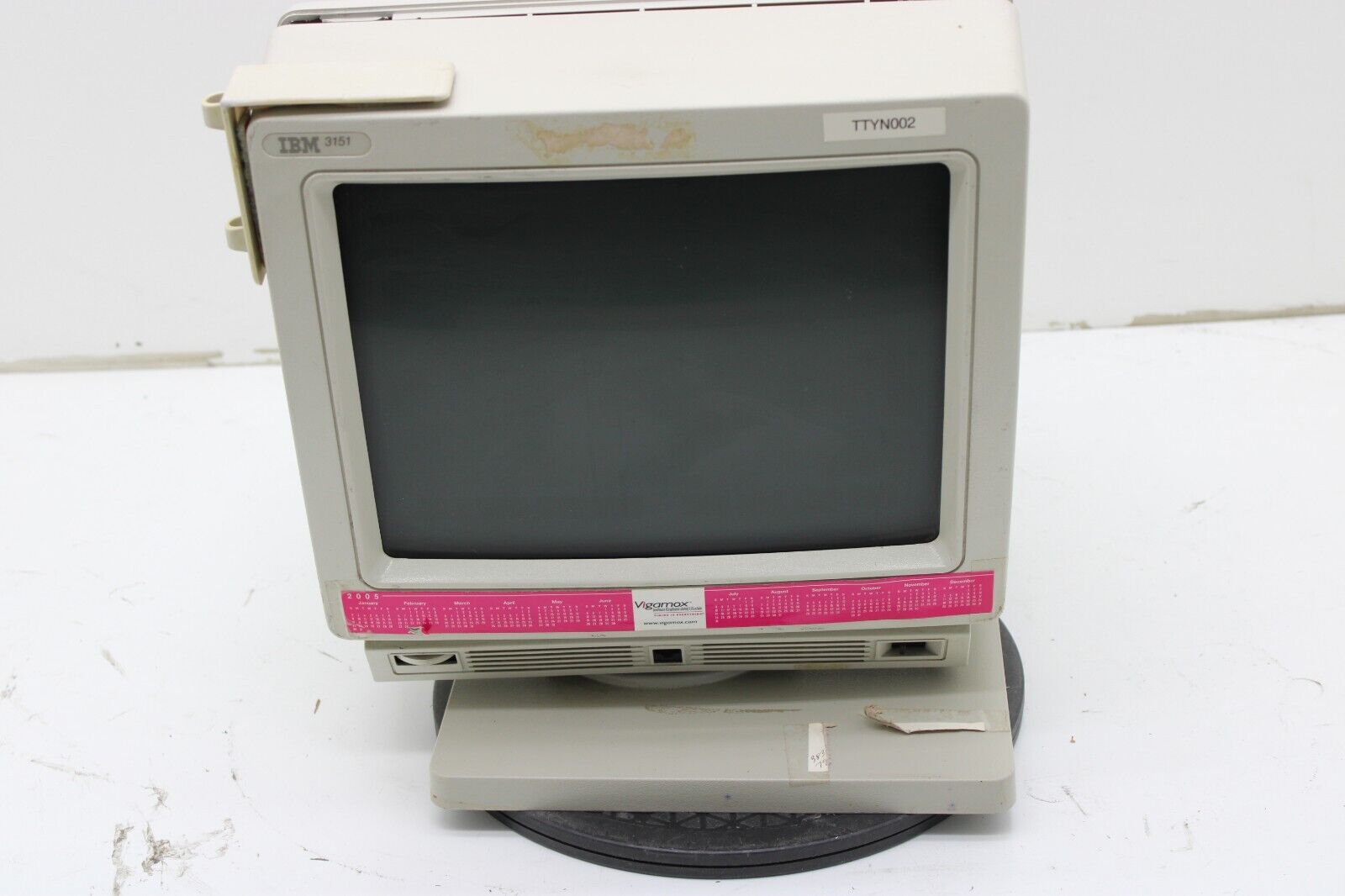 Vintage IBM 3151 ASCII Green Display Terminal CRT Monitor