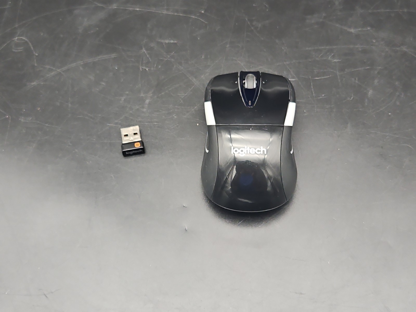 Logitech M525 Power Plus Wireless Optical Mouse Black 5-Button 1000 DPI TESTED
