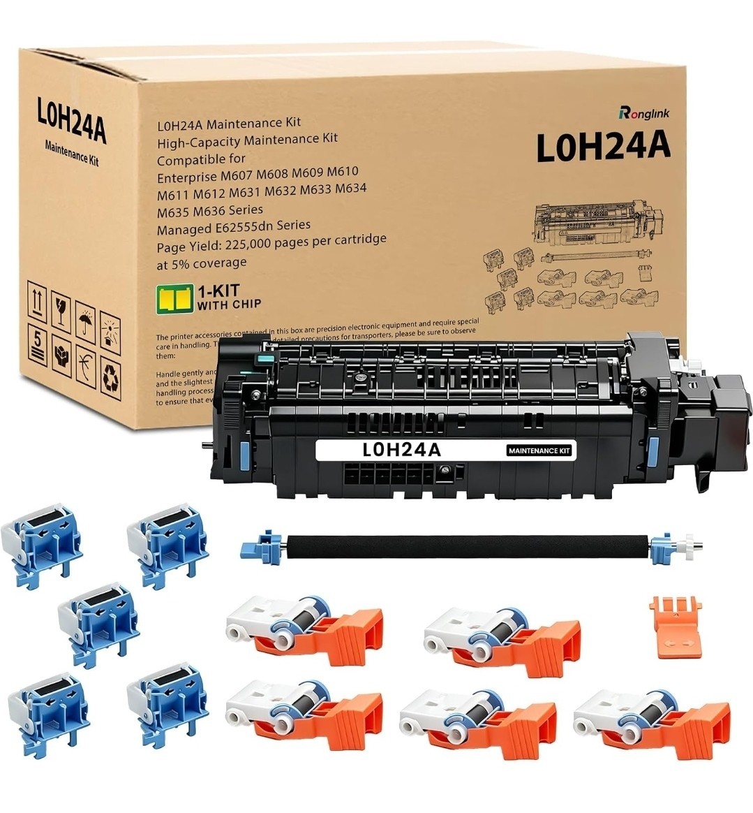 Fuser Maintenance Kit L0H24A-67903 L0H24A-67901, 225,000 Pages, 110V for HP