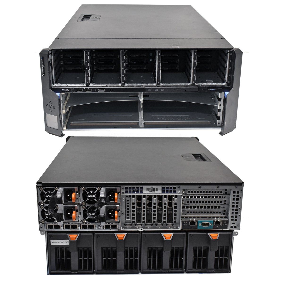 PowerEdge VRTX 4x 1100W PSUs 4 Fan Modules 2x Perc8. 2x CMCs 4x 1G NICs 0YG4N3