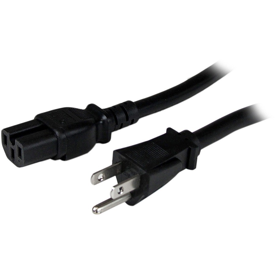 StarTech 8ft Heavy Duty 14AWG Computer Power Cord 5-15P to C15 PXT515C158