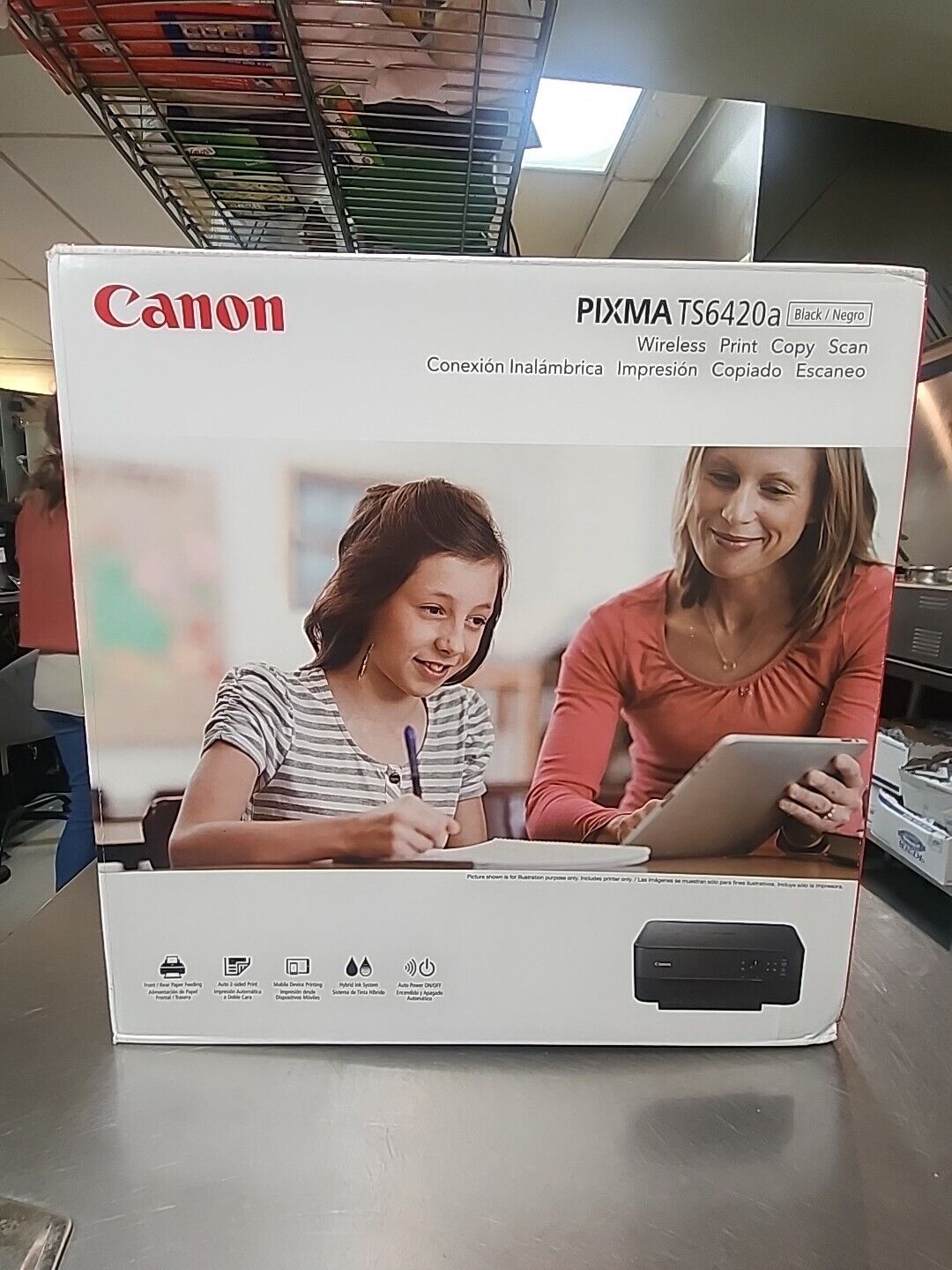Canon PIXMA TS6420a Wireless All-In-One Inkjet Printer - Black Working Great