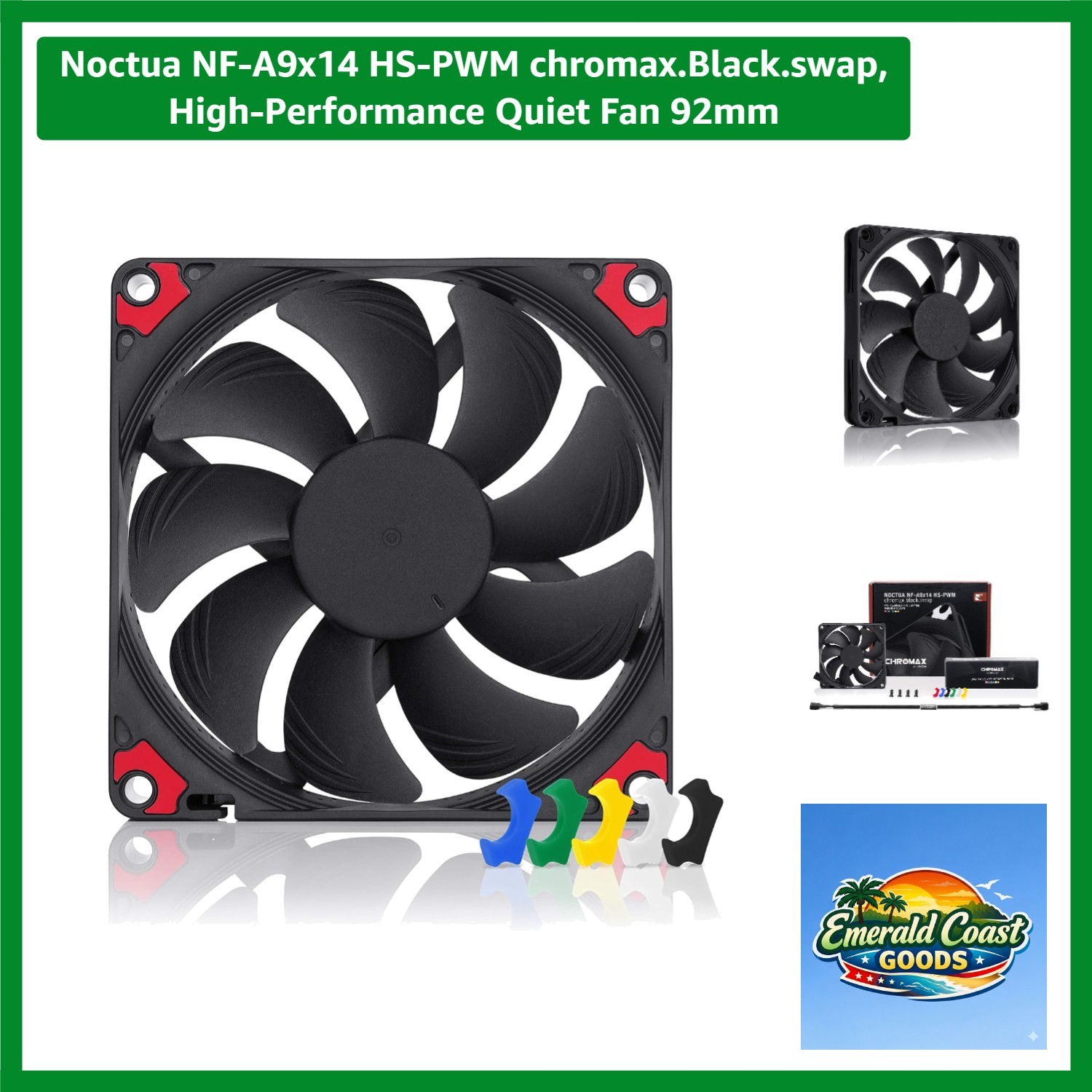 High-Performance Quiet Fan 92mm