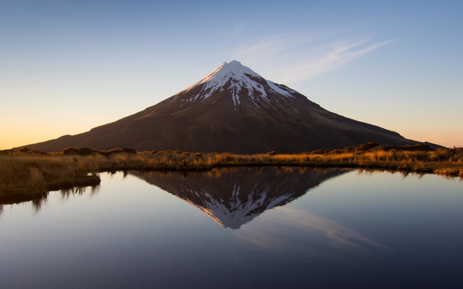 Landscape mount fuji reflection japan volcano mountains Custom Gaming Mat Desk