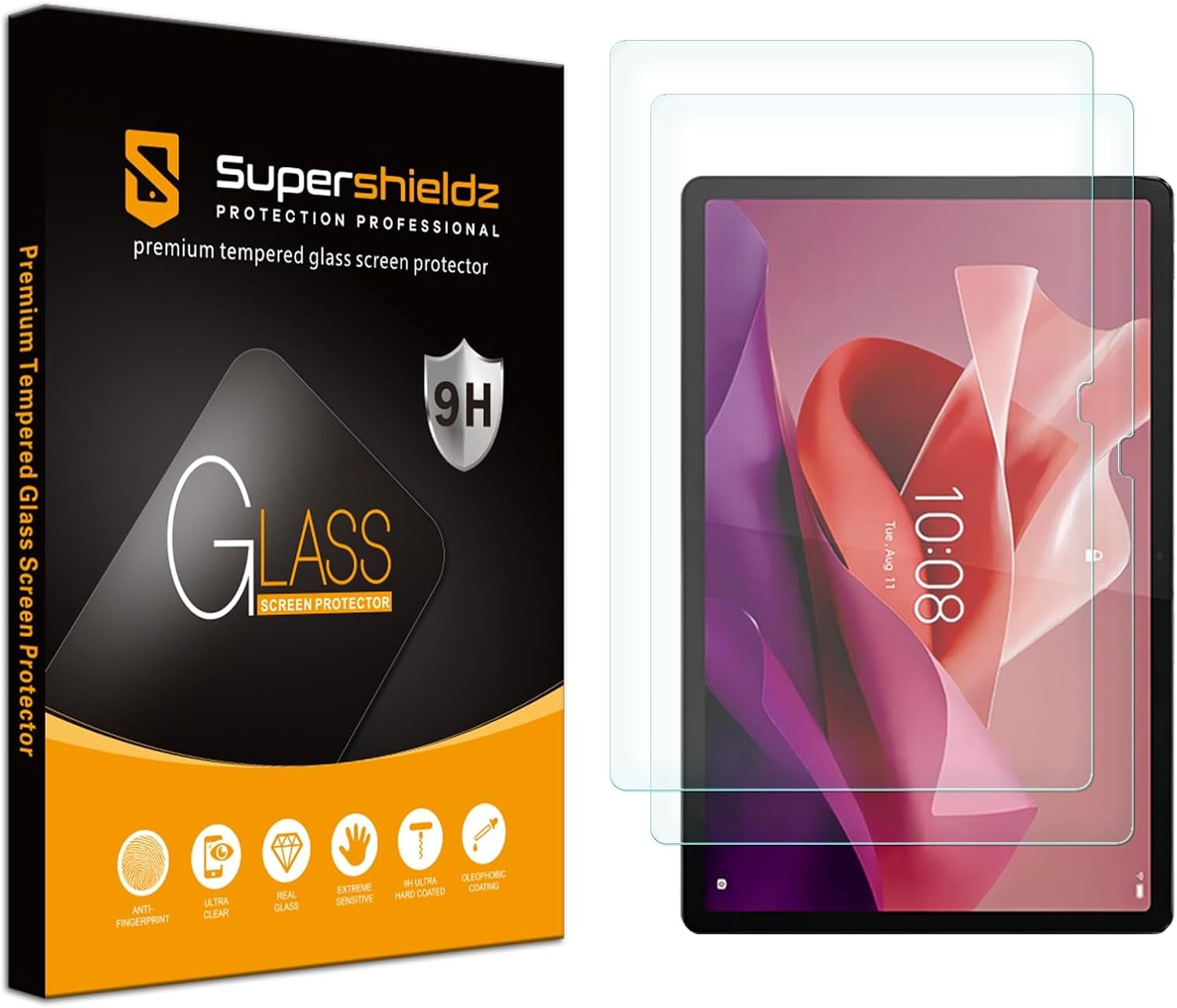 Sleeve for Lenovo Tab P12 (12.7 inch) - Tempered Glass, Anti Scratch, Bubble Fre