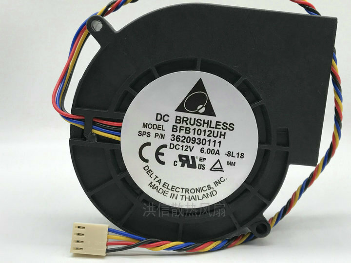 Delta BFB1012UH 12V 6A high-power DC blower Large volume turbine cooling fan