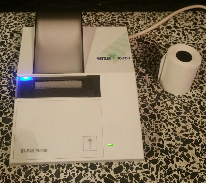 Mettler Toledo BT-P42 Printer w/Fresh Ink & Extra Paper Roll, Great Working Cond