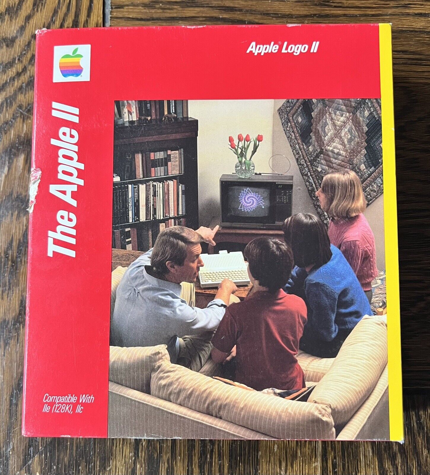 Apple Logo II for IIe 128k IIc - Programming Language Disks Reference w/ Box