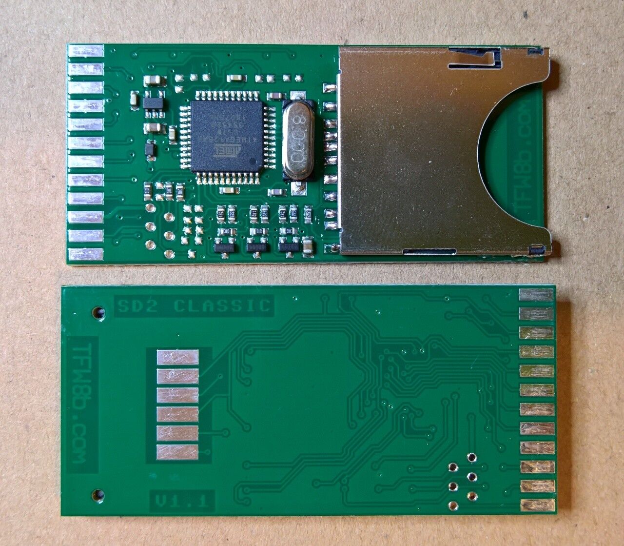 Internal fit SD2IEC Commodore 1541 Disk Drive Emulator SD Card Reader C64 Vic20