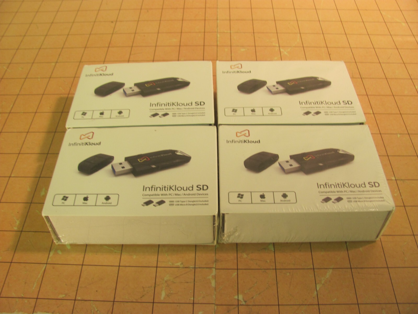 NEW & Factory Sealed:  InfinitiKloud SD Use with PC MAC Android Data Transfer