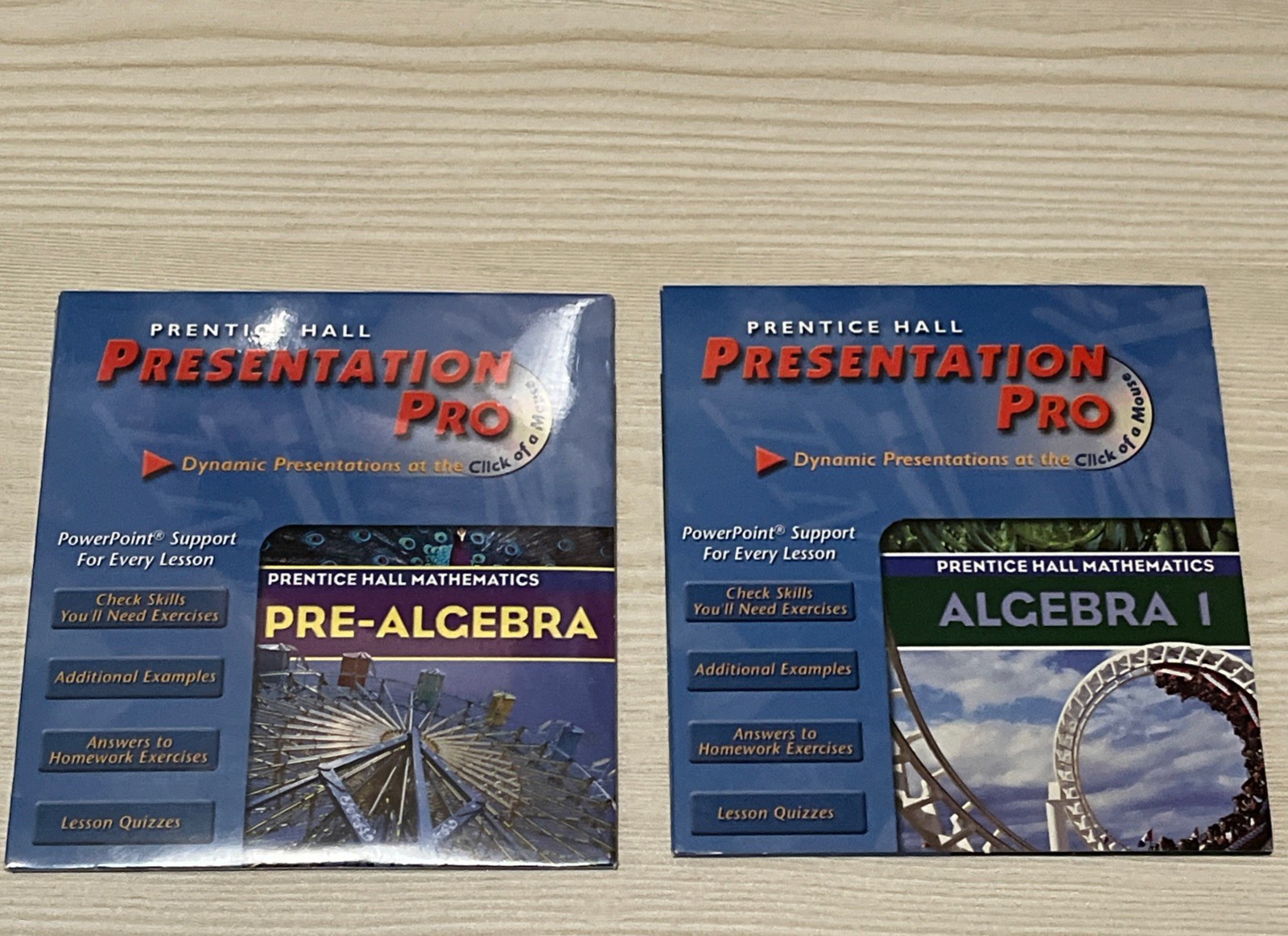 Presentation Pro PRENTICE HALL Pre Algebra & Algebra 1 Mathematics 95 98 XP 2000