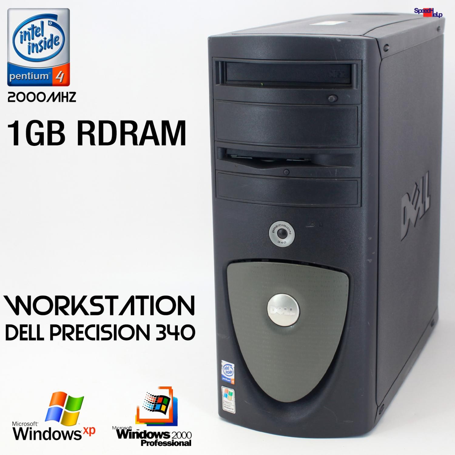 PROFESSIONAL WORKSTATION DELL PRECISION WS 340 1GB RDRAM RIMM COMPUTER PC GEFORCE 4