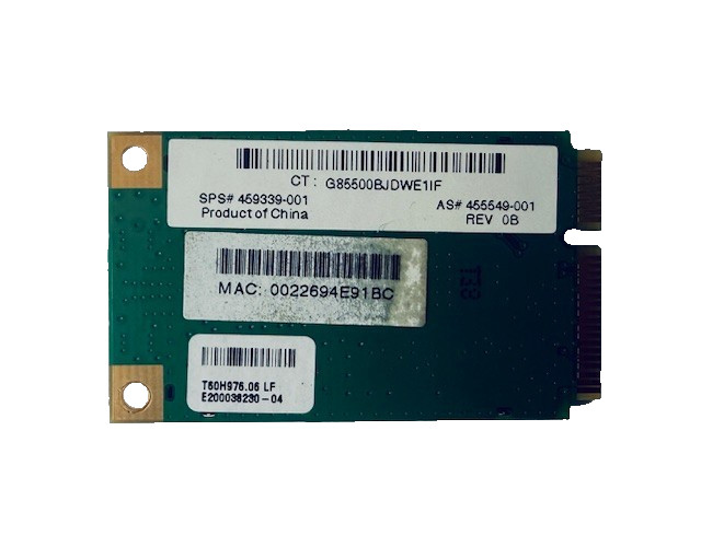 Genuine HP Wireless Lan Card 459339-001