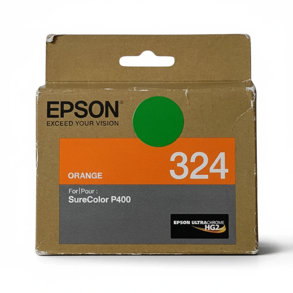 Genuine Epson Orange Ink 324 Cartridge SureColor P400 UltraChrome HG2 Exp 6/2018