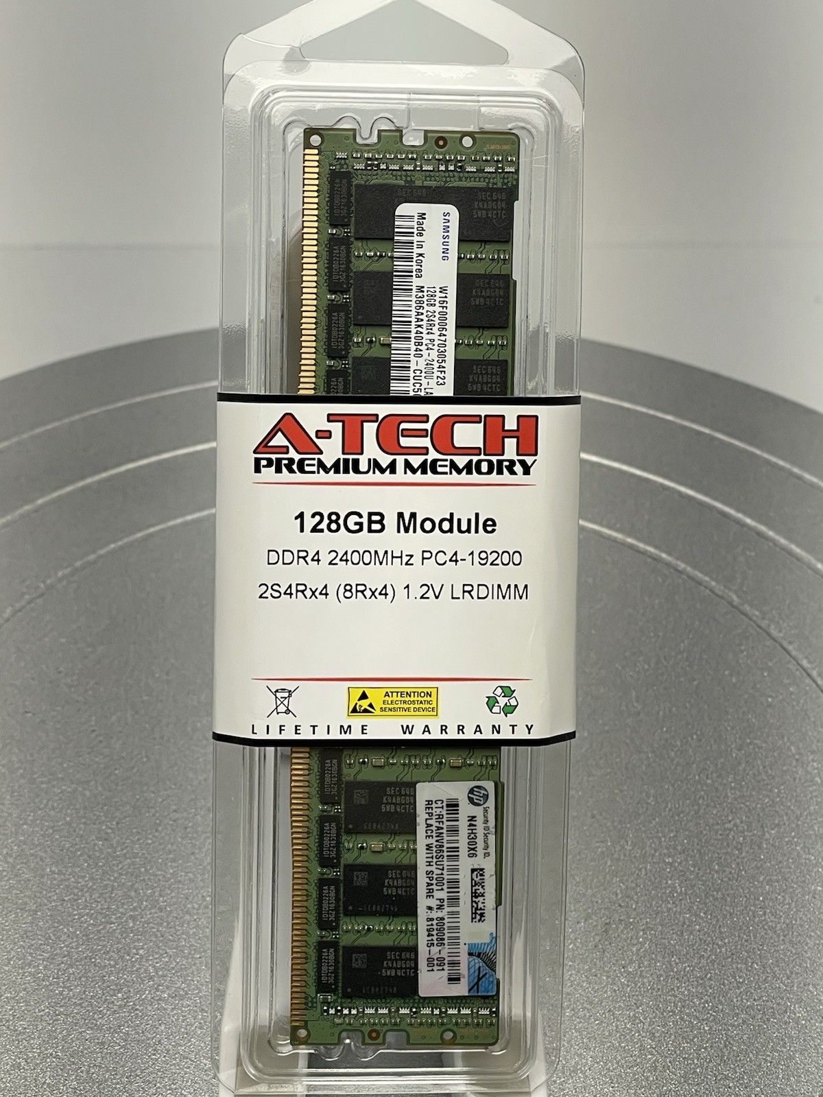 A-Tech 128GB Module DDR4 2400 PC4-19200 2S4Rx4 ( 8Rx4) Server Memory RAM New