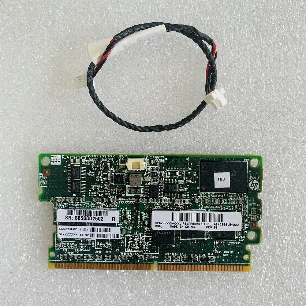 HP Smart Array P440 P840 4GB FWBC Cache Module with cable 726815-002 726815-001