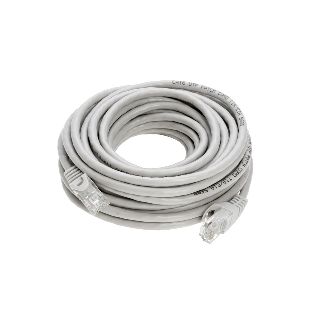 CAT6 Ethernet Patch Cord RJ-45 LAN Network Cord Gray 25FT- 200FT Multi-Pack LOT