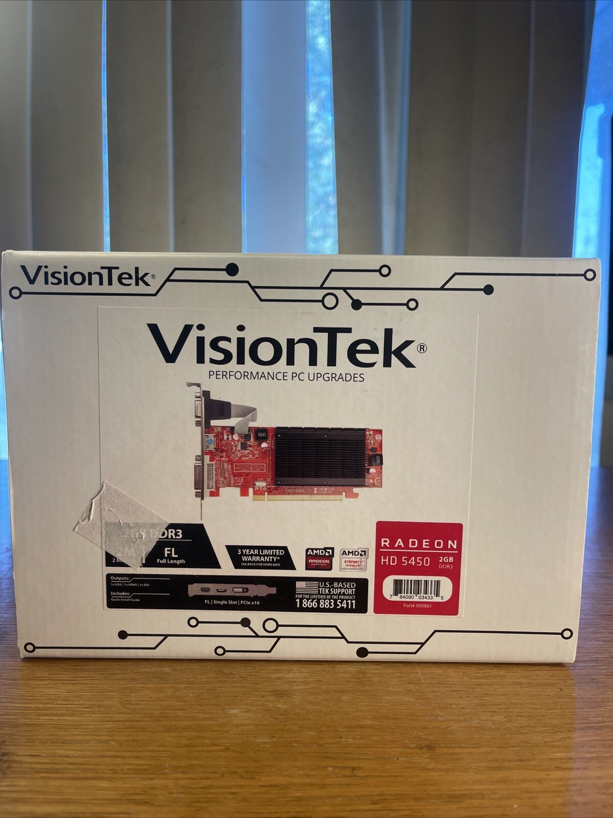 Visiontek Radeon HD 5450 2GB DDR3 PCI Express 2.1 x16 Graphic Card