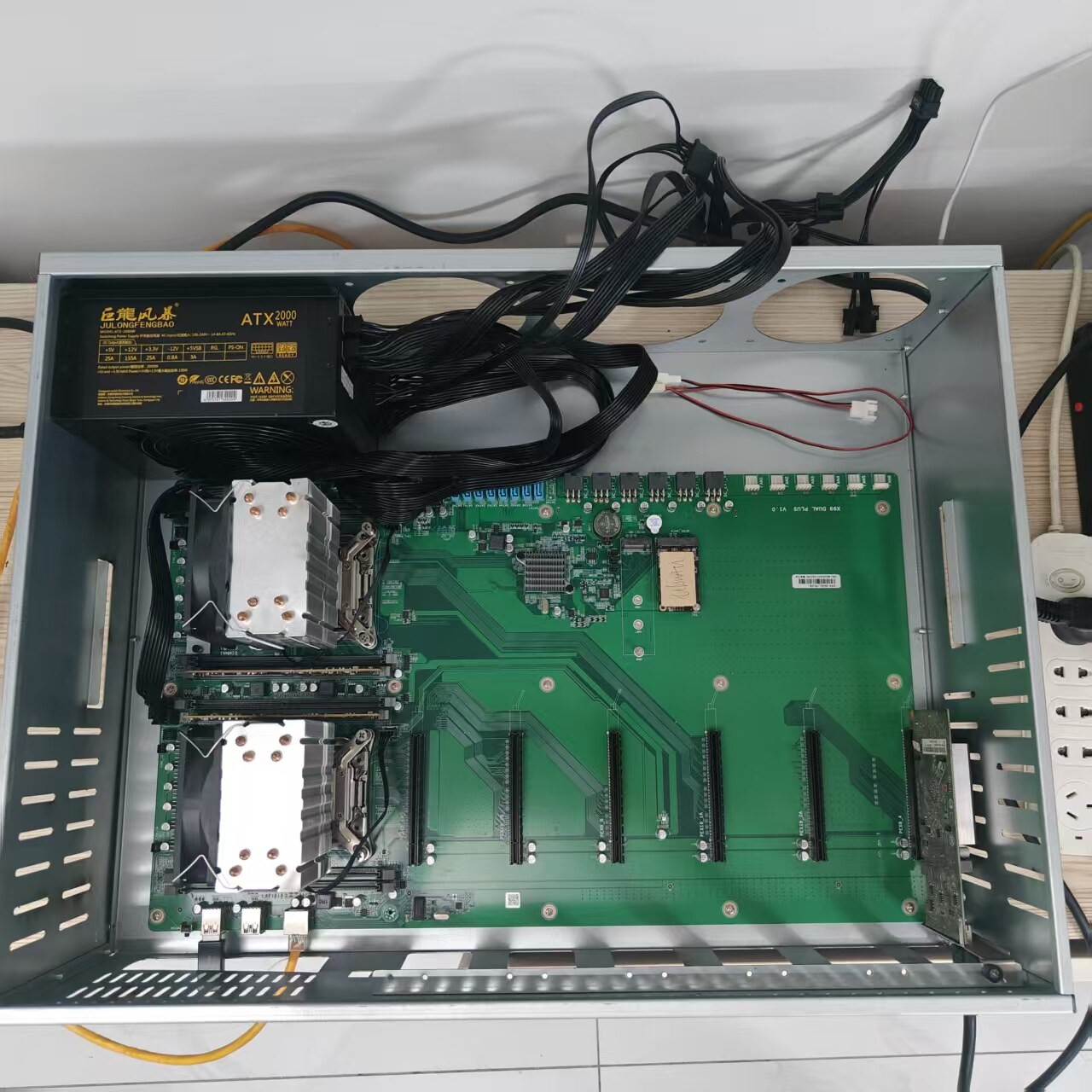 Mini X99 Dual CPU Server Host, AI Computing for LLM Inference & Deep Learning