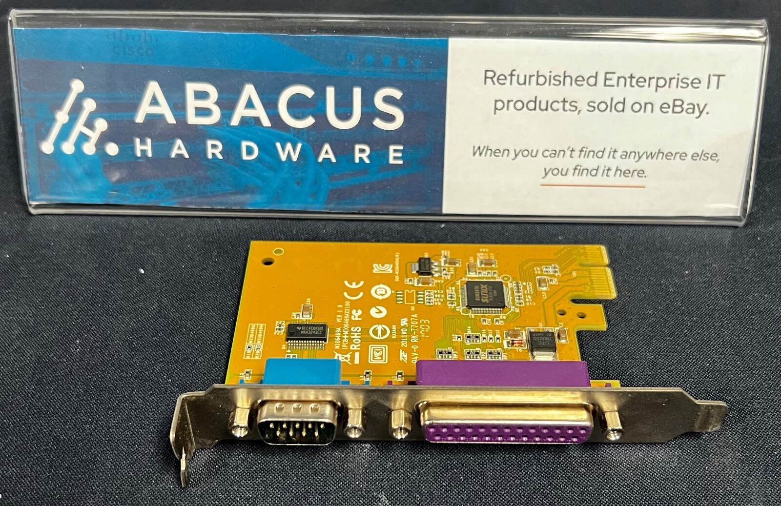 Dell Parallel Serial Port PCi-e Board MI06469A 0YCJ65 YCJ65