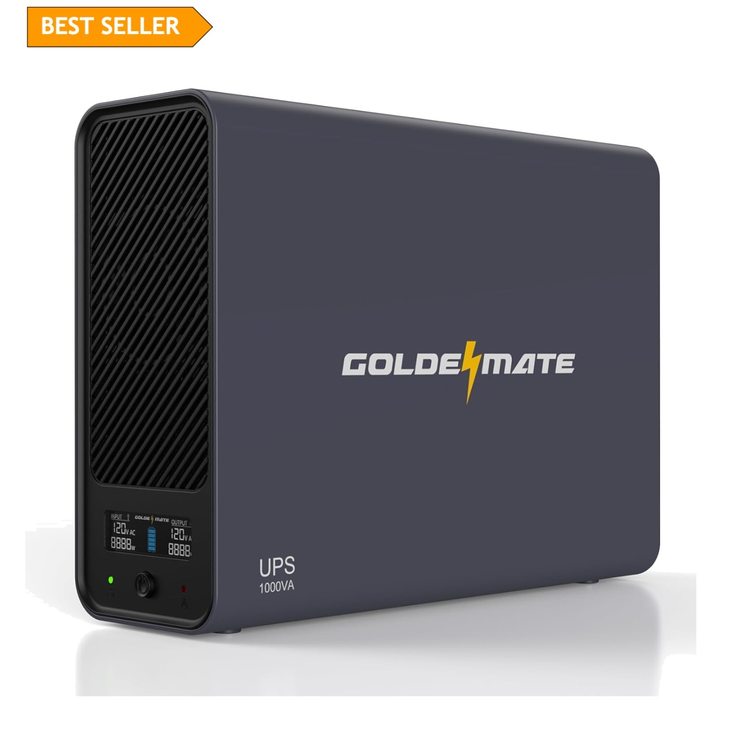 600W Lithium UPS System - 1000VA Battery Backup with Advanced Cooling & Safety