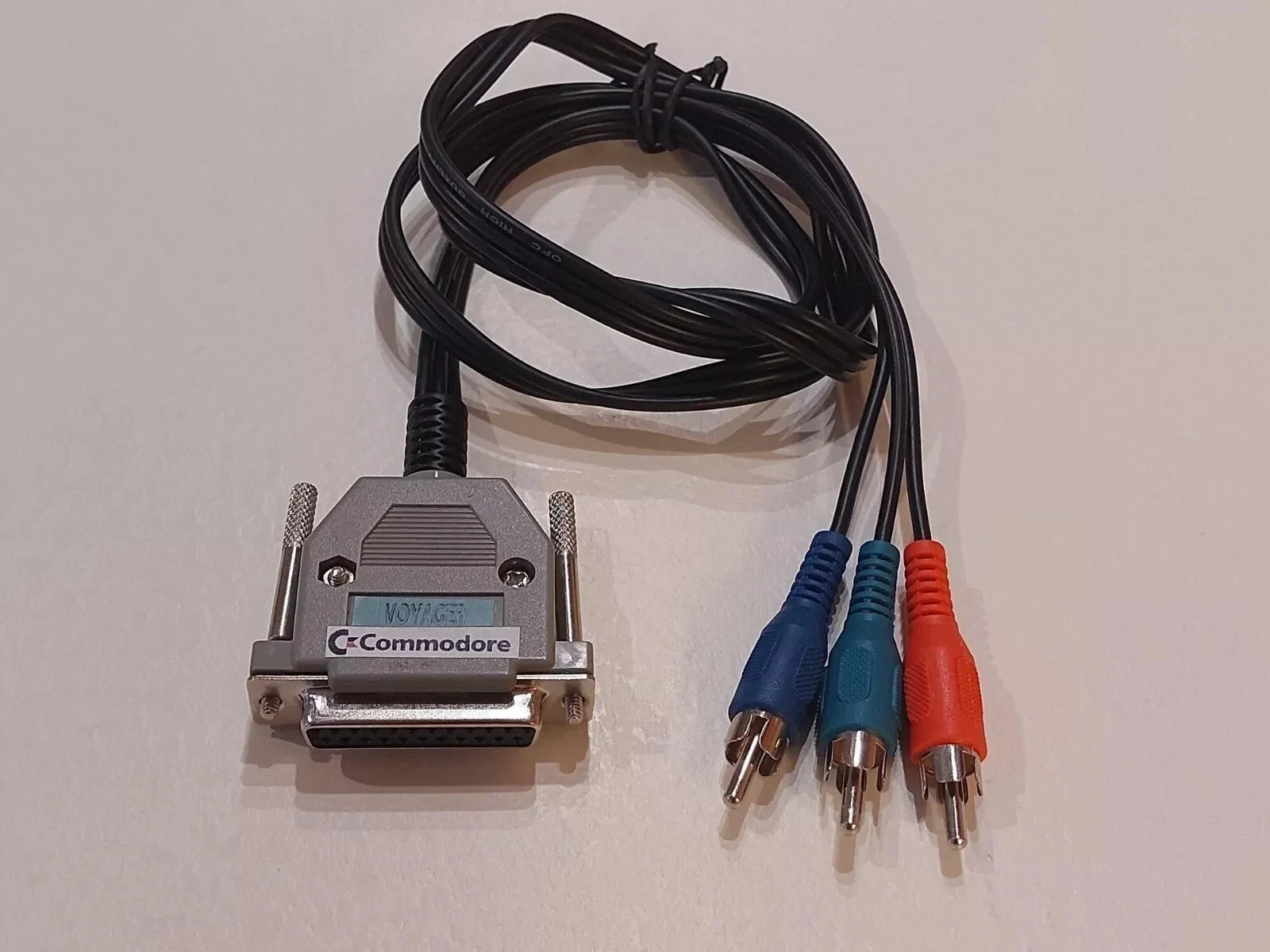 Amiga 500 600 1200 2000 RGB to YPbPr Video Cable Converter DB23 Female Original