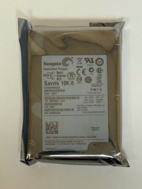 Seagate Savvio ST900MM0026 900GB 10K RPM 6Gb/s  2.5" SAS HD