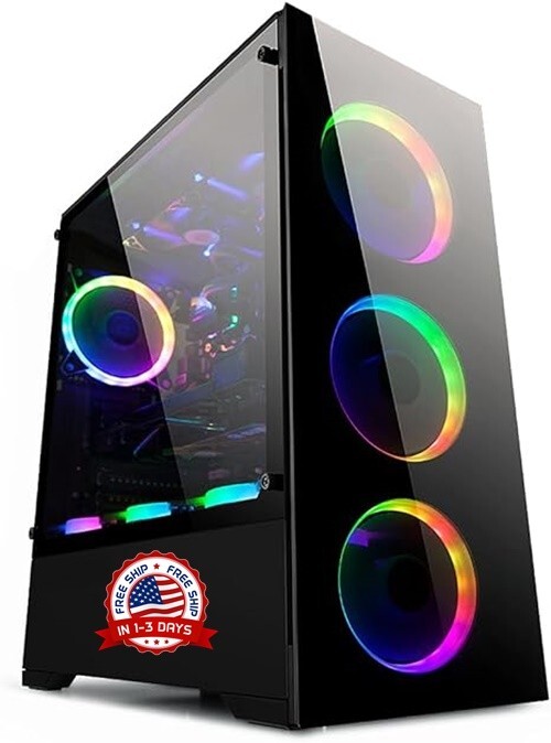 Gabinete Case Cajon Torre Gamer Armar PC Gamer Ventilador Preinstalado Calidad