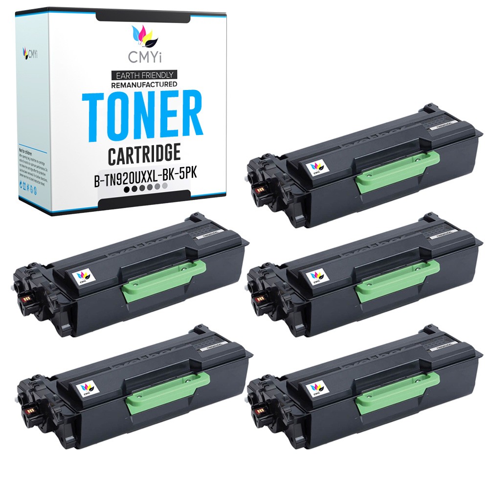 5PK Compatible CMYi TN920UXXL Cartridge fits Brother MFC-EX915DW L5715DW L5915DW