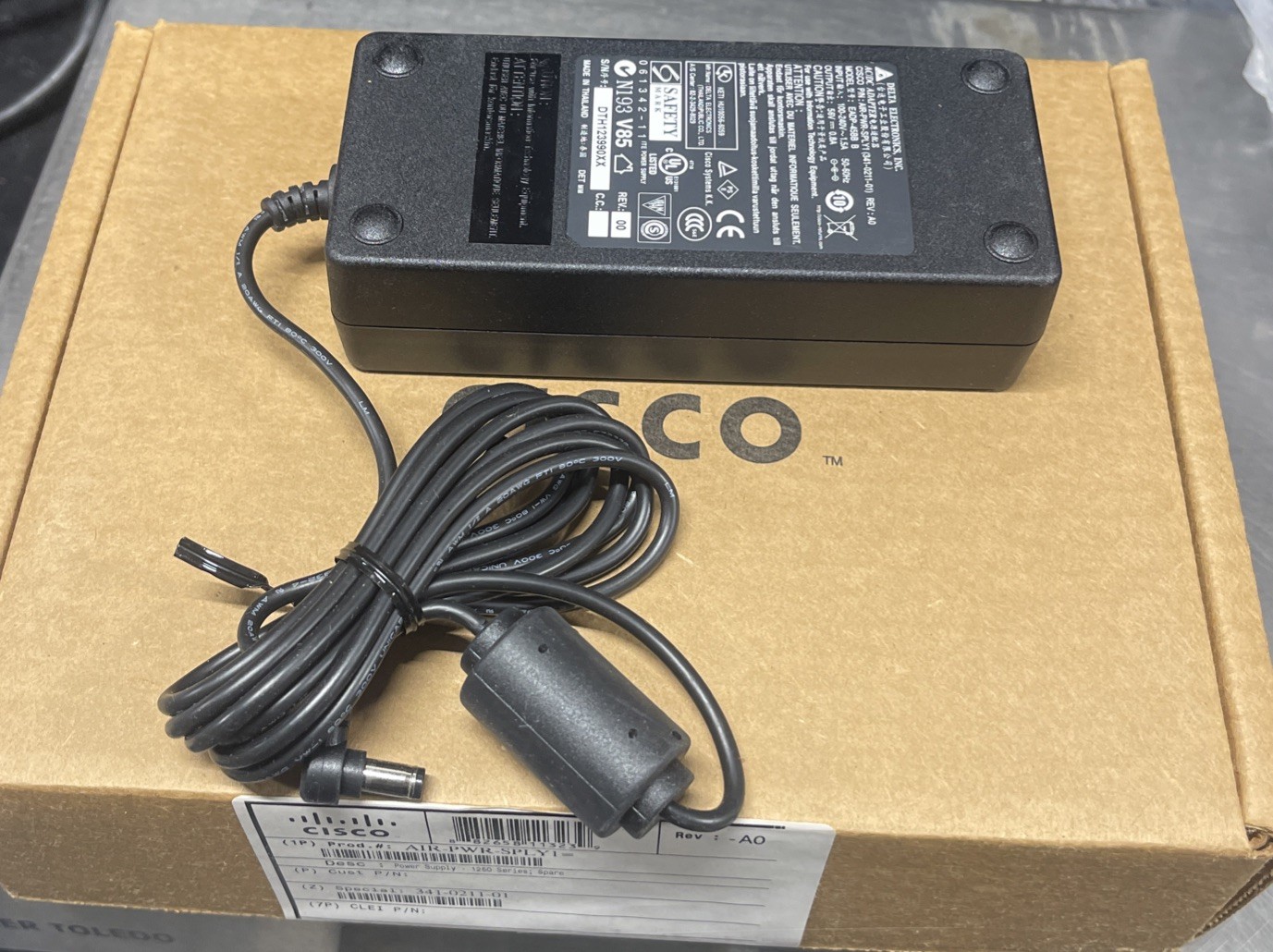 Genuine Delta EADP-45BB B Cisco AIR-PWR-SPLY1 Power Adapter for Aironet 1250 AP