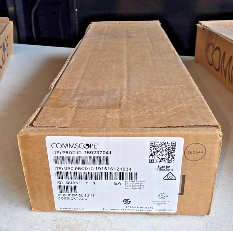 CommScope 48 Port Discrete RJ46 Patch Distribution Panel / CPP-UDDM-SL-2U-48