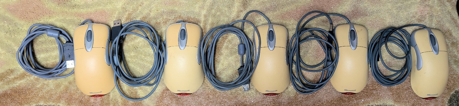 Vintage Microsoft IntelliMouse Optical USB and PS/2 Compatible USB Wired W/Wheel