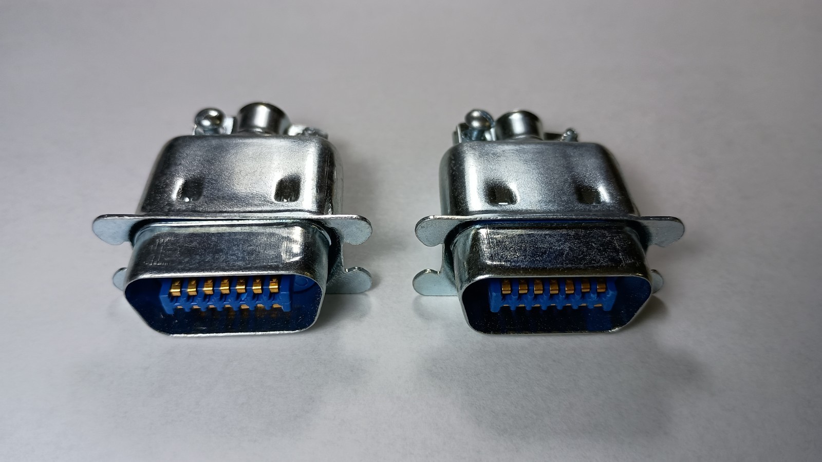 Qty 2:  NEW 14-Pin Centronics Male Cable Connector 57-30140 (See Description)