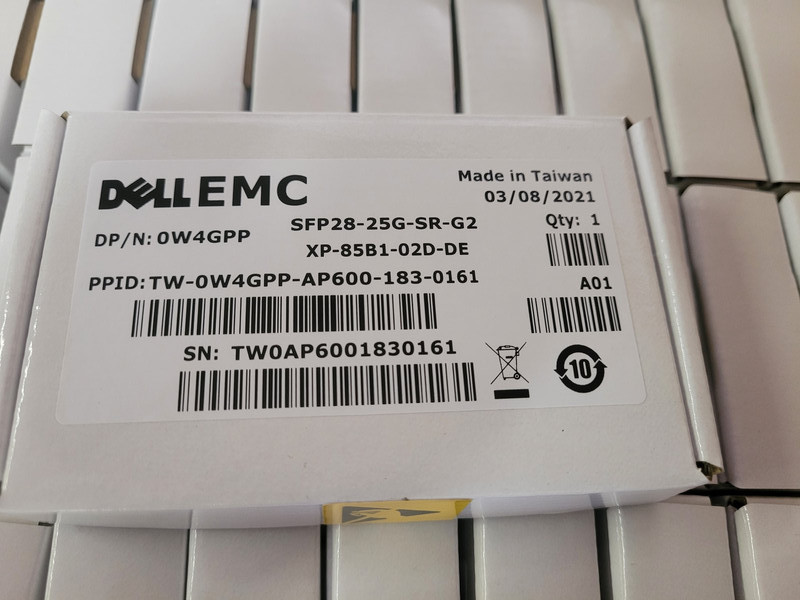 DELL EMC SFP28-25G-SR-G2 XP-85B1-02D-DE 0W4GPP 25GBE 850NM LC TRANSCEIVER
